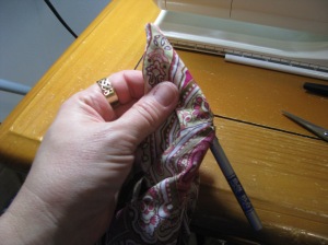 I use a quilters pencil that has a blunt end to get my corners sharp.