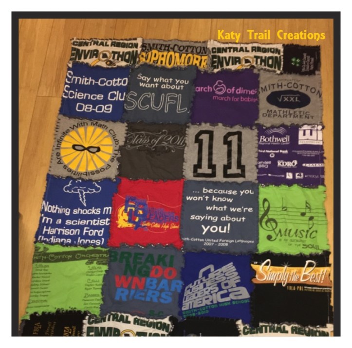 finished rag quilt