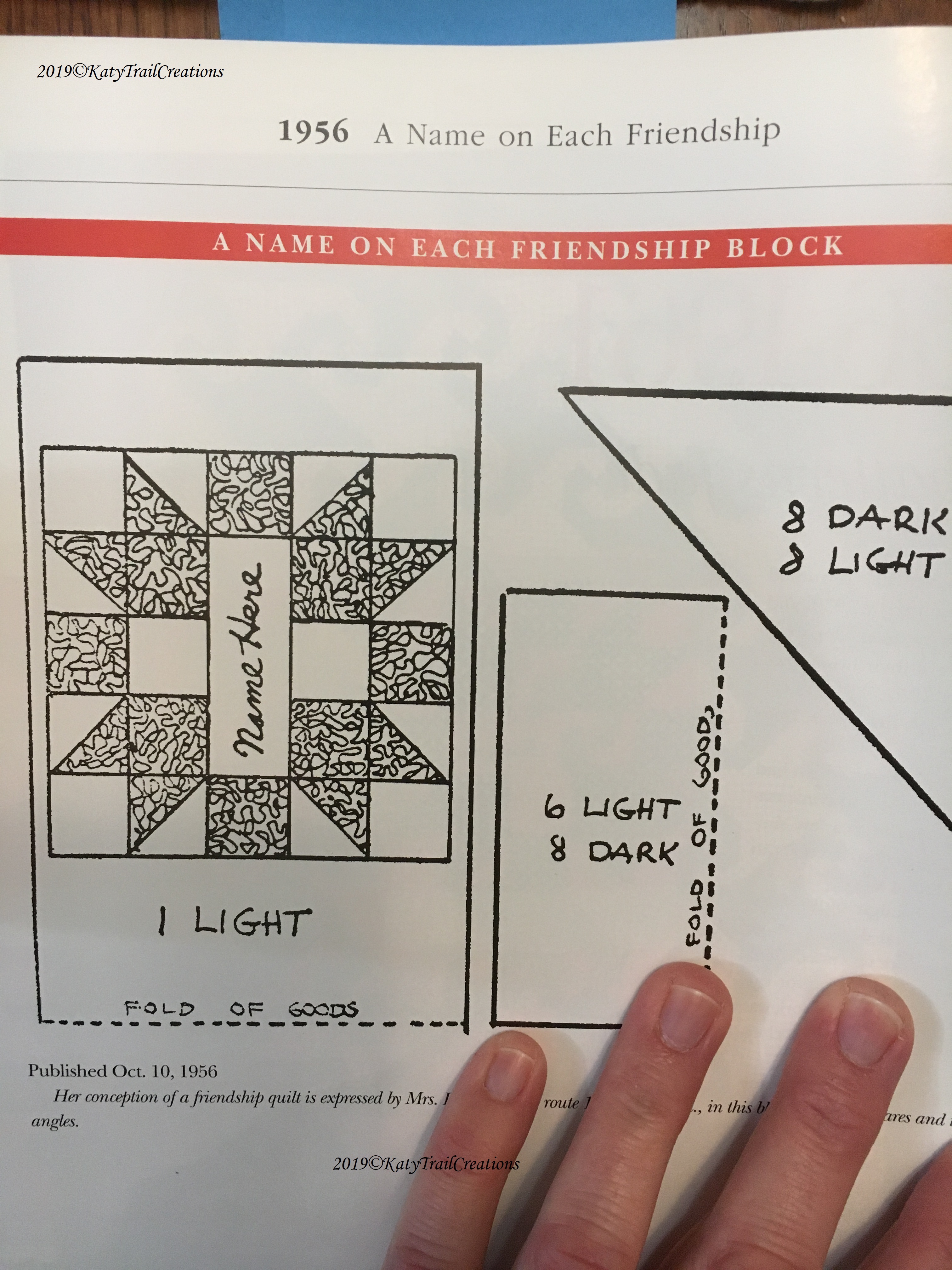 A Name on Each Friendship 1956