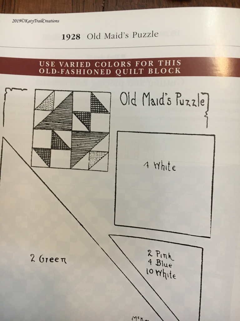 1928 Old's Maid Puzzle as seen in KCStar