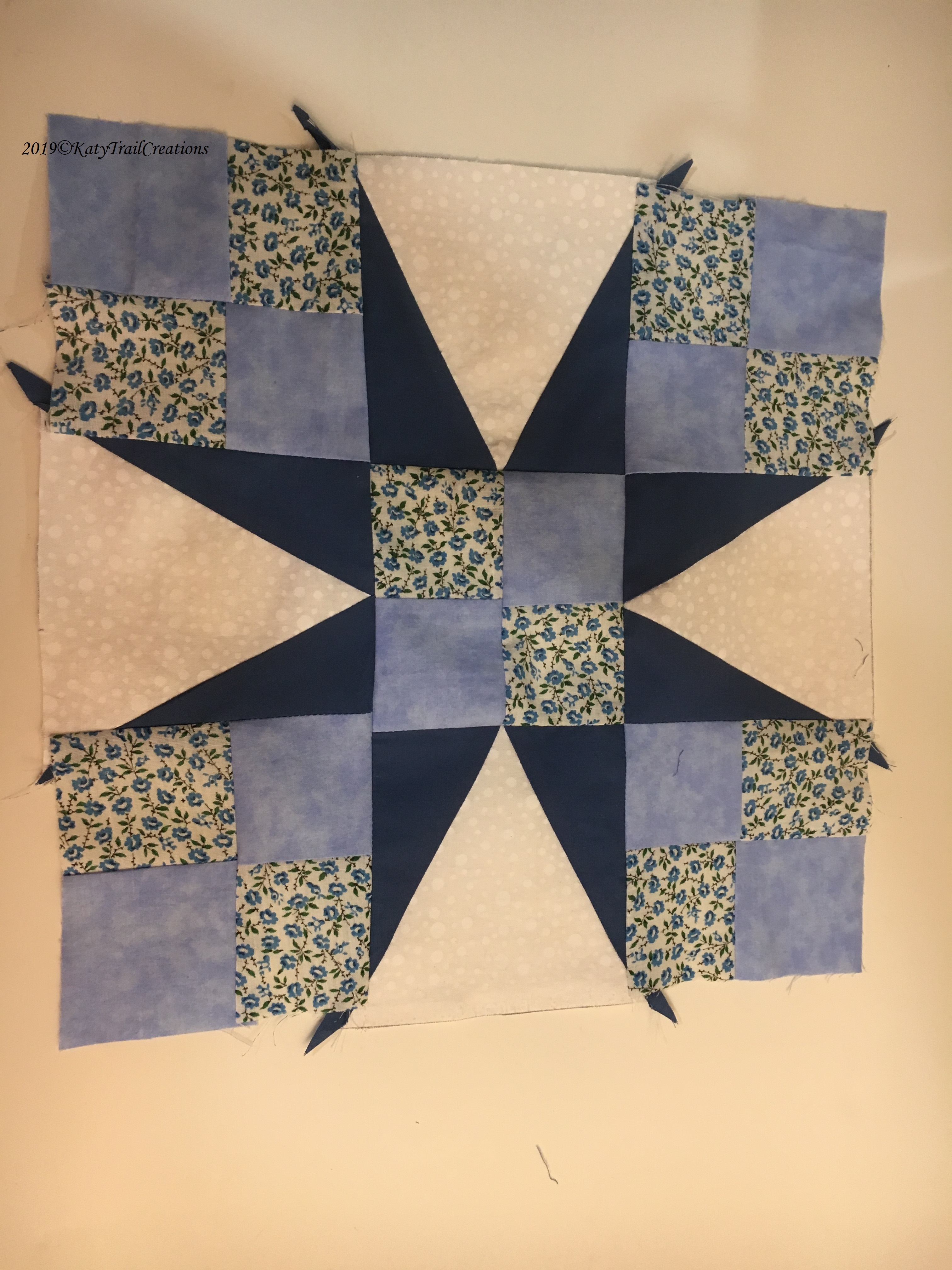 Completed Garden Walk block. I should have used a flash.