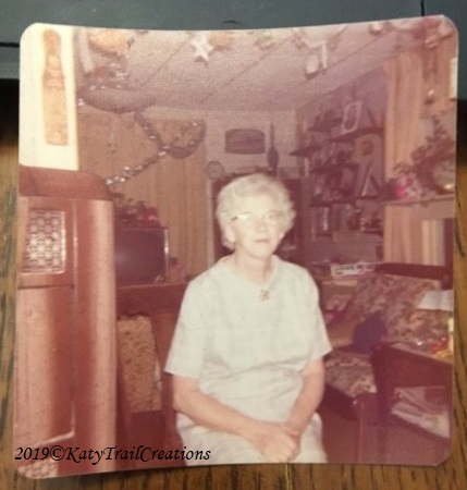Grandma at Home around Christmastime
