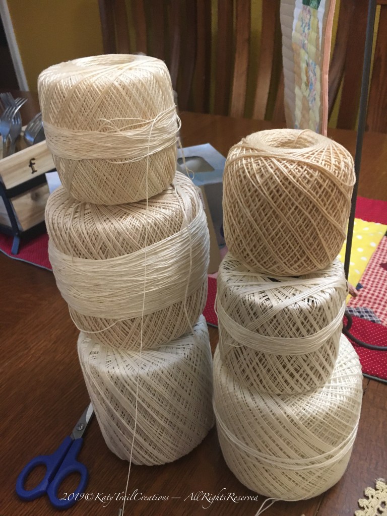 Vintage Threads of varying shades of 'age'