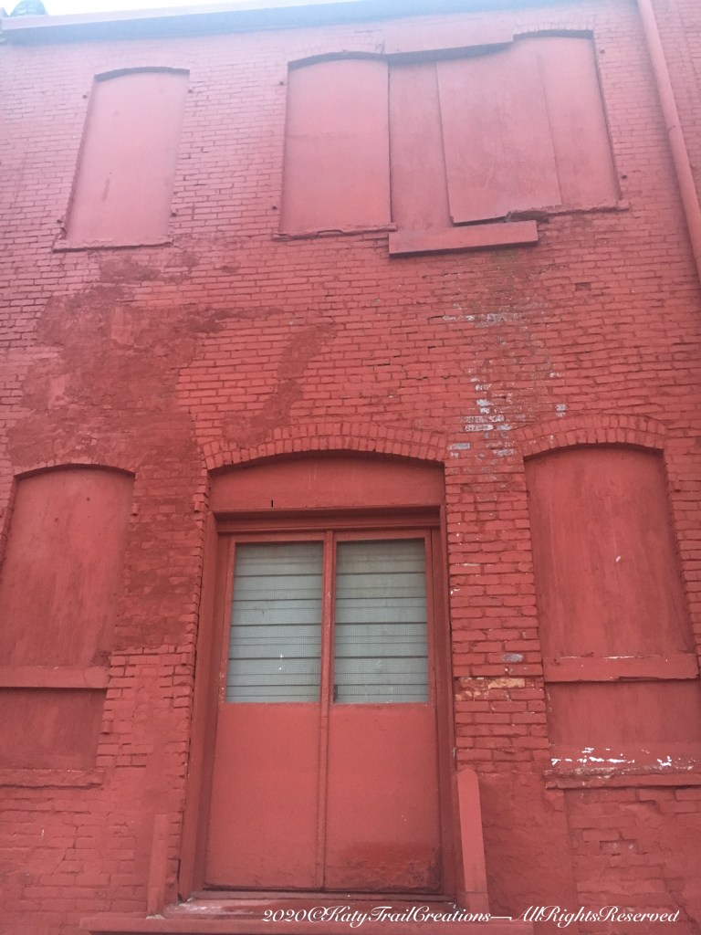 Back door of the previous Cash Hardware store/ currently the closed Maple Leaf Mall (antiques)