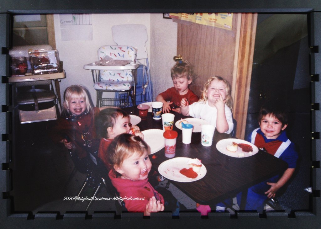 Blast From the Past Circa 1999. Cupcakes may have been credible back then. Fruit roll ups definitely Not. ;) And yes, I can name all of these children....first and last names.