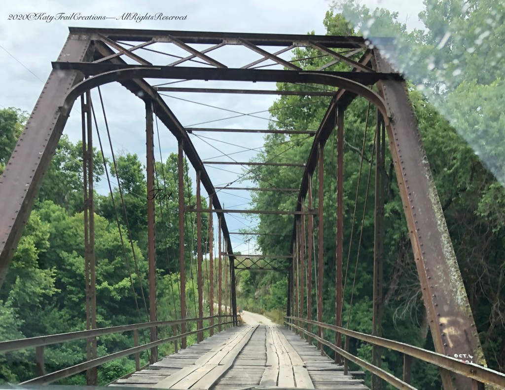 There was definite movement at the center of the bridge. Yikes!! I yelled just like any good, concerned wife. 
