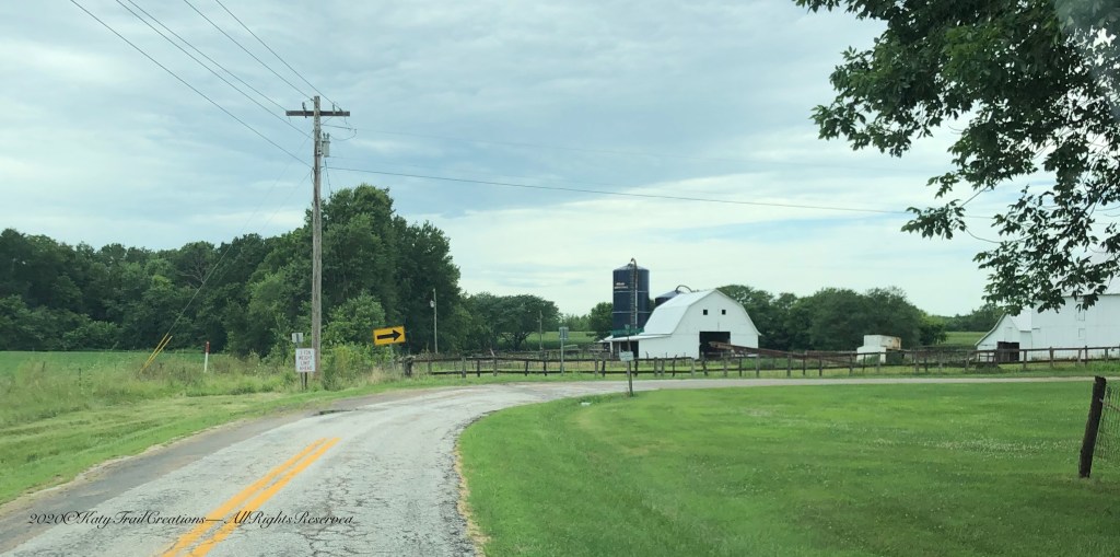 Barn appears to be eating the equipment.