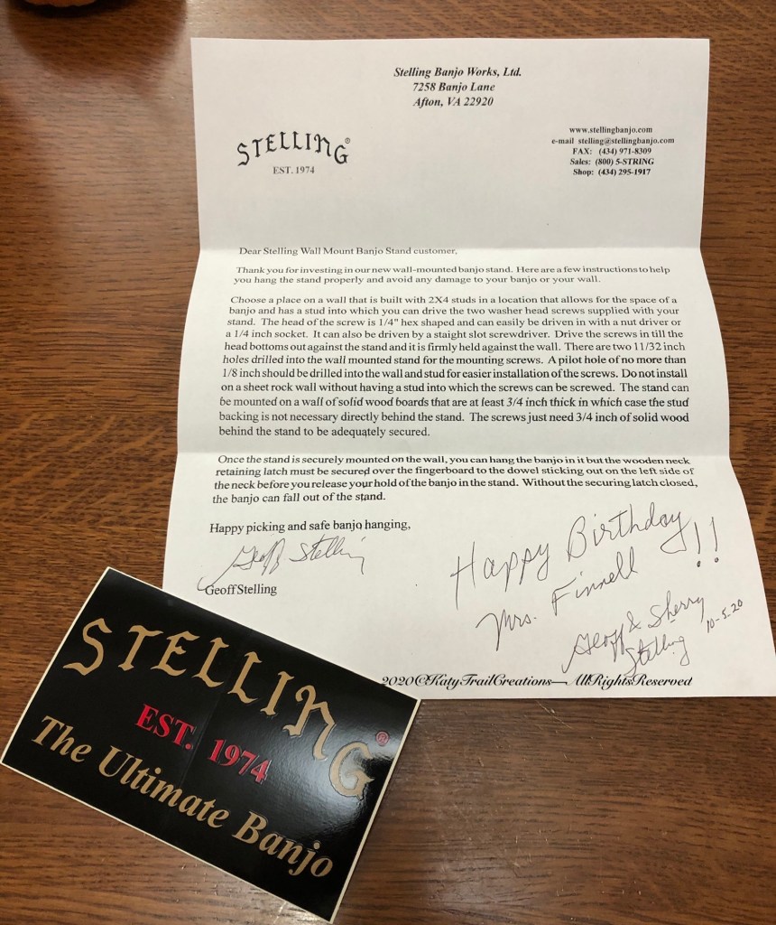 Hand signature & a Sticker