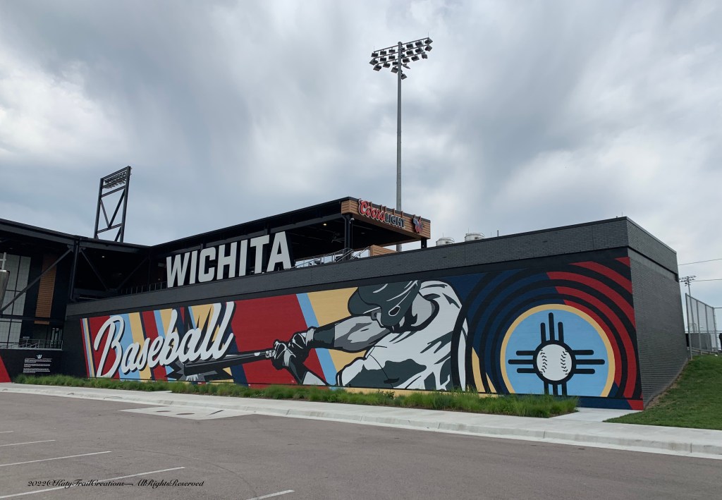 Mural at Wichita's Riverfront Stadium